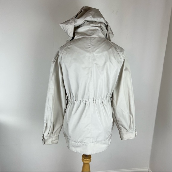 MaxMara Weekend Cream Cargo Jacket with Hood Coat Size US 4 - Picture 7 of 11